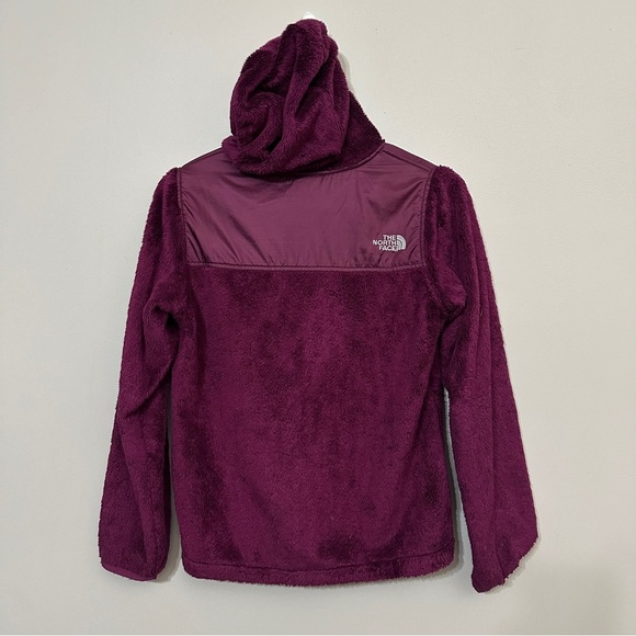 The North Face Osito Full Zip Hood Jacket Girls Size Large 14/16 Warm Bright - Picture 3 of 3